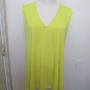 ROBERT RODRIGUEZ Yellow Sleeveless Tunic Top (M)